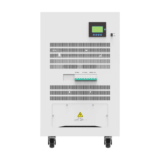 SNADI TP 10KW-30KW three-phase inverter offering 220/380VAC pure sine wave output and rapid 4ms switching time.