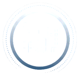 Minimalist white line icon for SNADI commercial and industrial energy storage solutions showing a factory and modular storage unit.