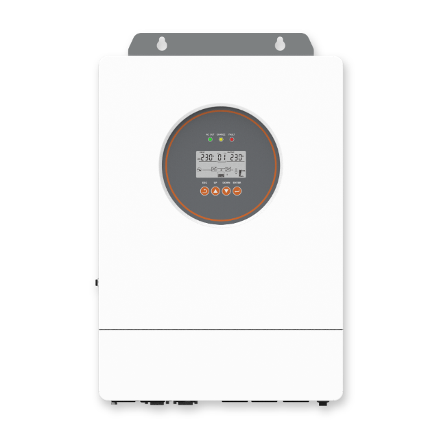 High-performance 48V 6.2kW pure sine wave solar inverter featuring WiFi remote monitoring and parallel operation.