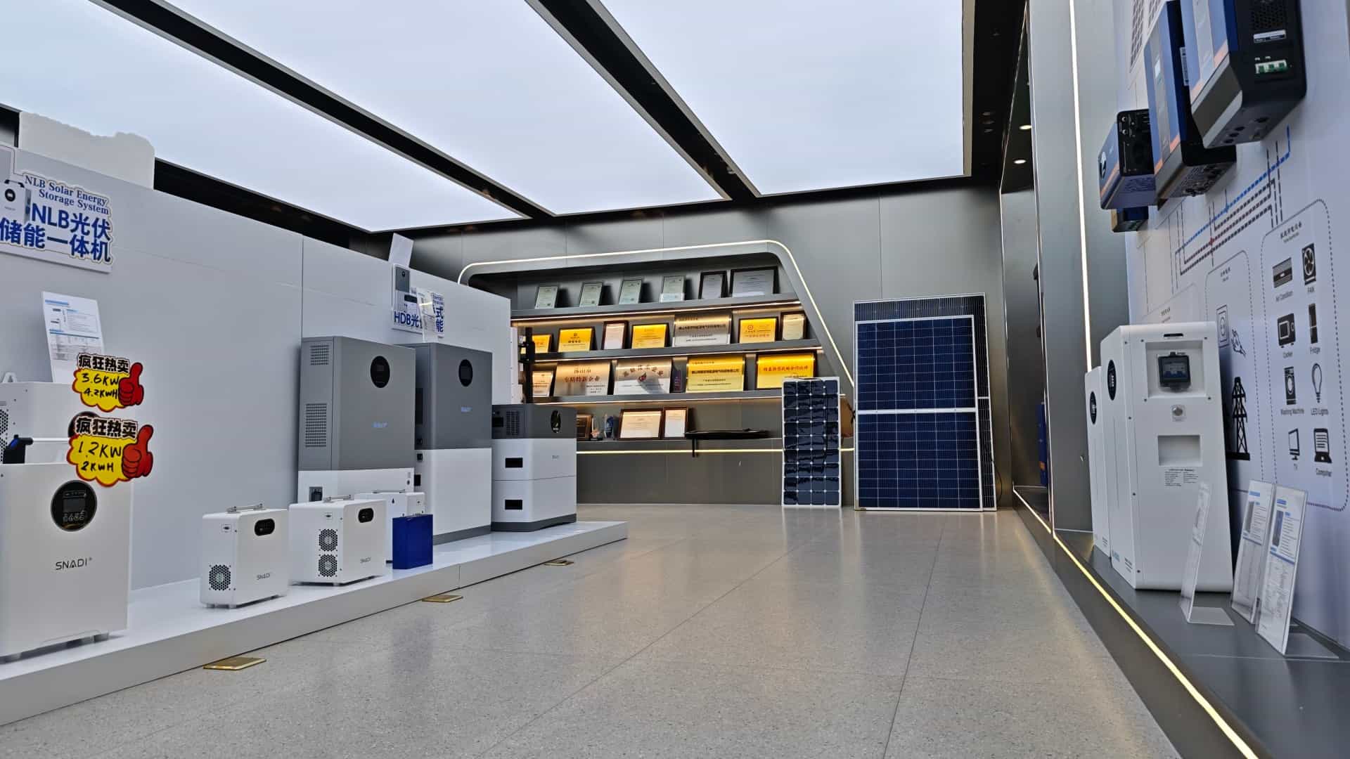 Dentro del showroom profesional de SNADI