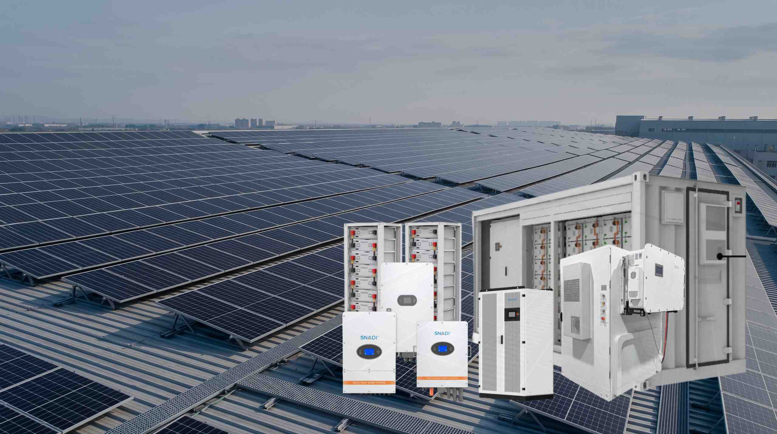 Sistemas comerciales de almacenamiento de energía | BESS industrial y soluciones solares 