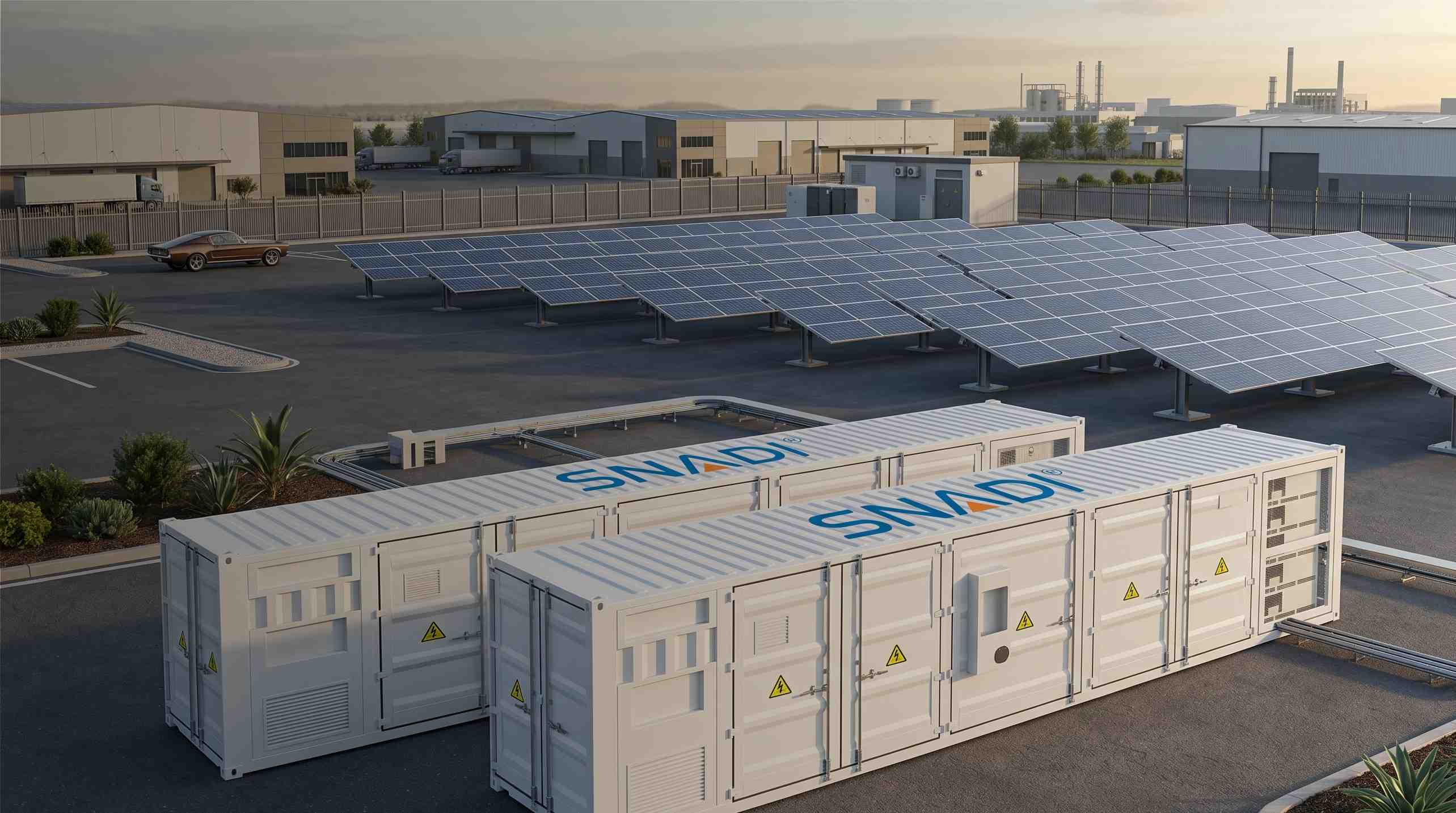 حلول الطاقة الشمسية وأنظمة الطاقة الشمسية التجارية والصناعية (C&I) | SNADI 