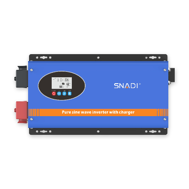 Inversor de baja frecuencia de onda sinusoidal pura serie SNADI FT con cargador incorporado | Vista frontal de la pantalla LCD