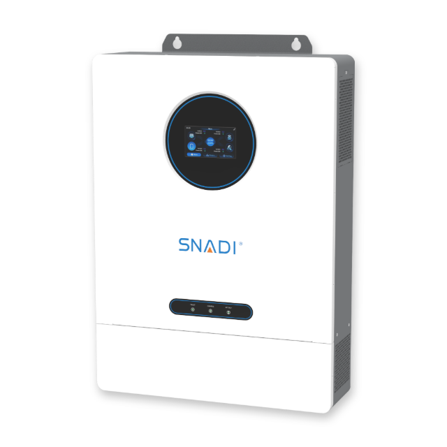 SNAT AS-IP54 12 кВт солнечный инвертор с автономным питанием, вид спереди справа для жилых и коммерческих систем хранения солнечной энергии