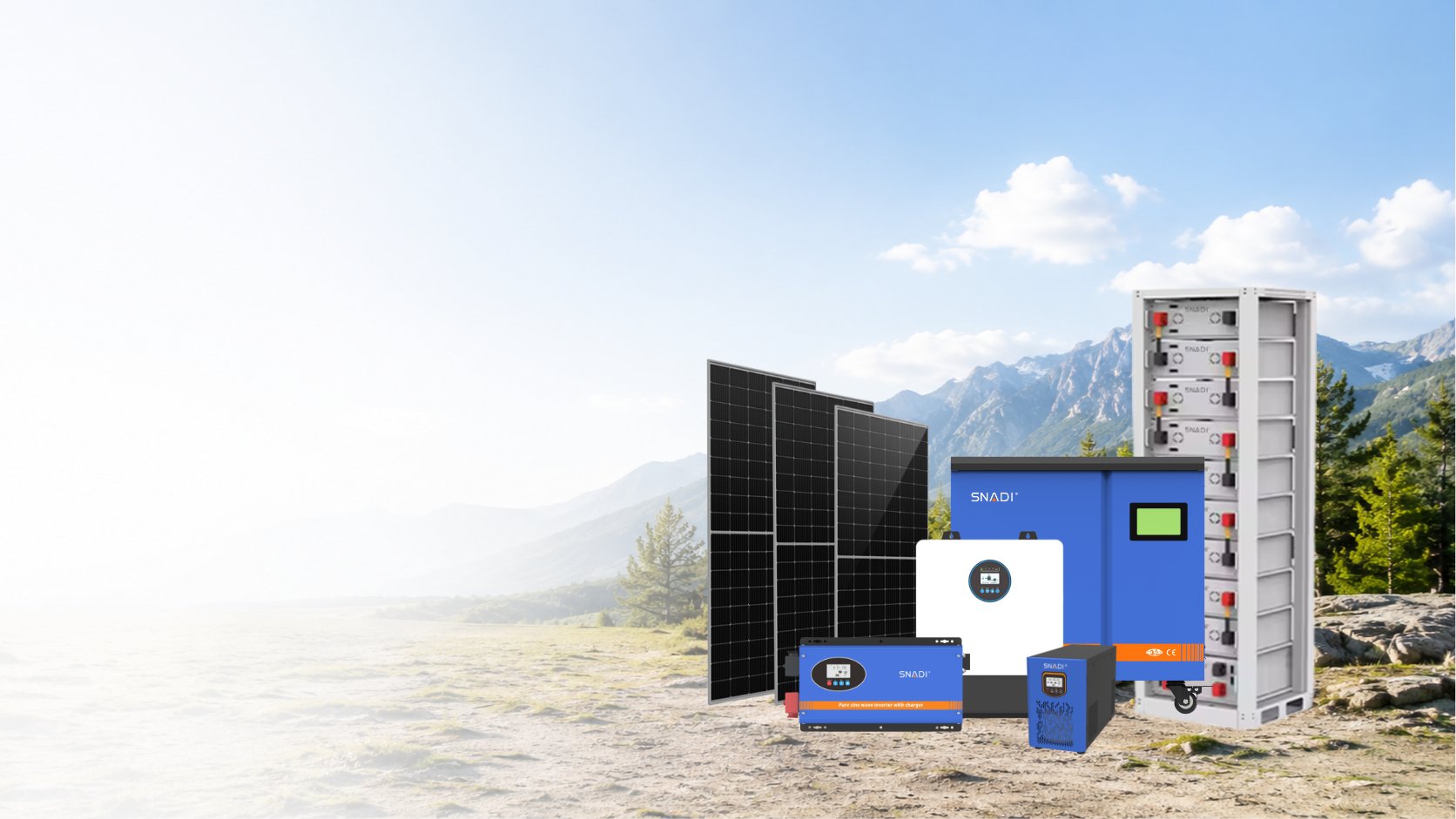 Complete Off Grid Solar System with Battery | SNADI/SNAT Solar