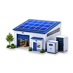 30kW off grid solar system for workshops and commercial facilities with rooftop solar and battery storage