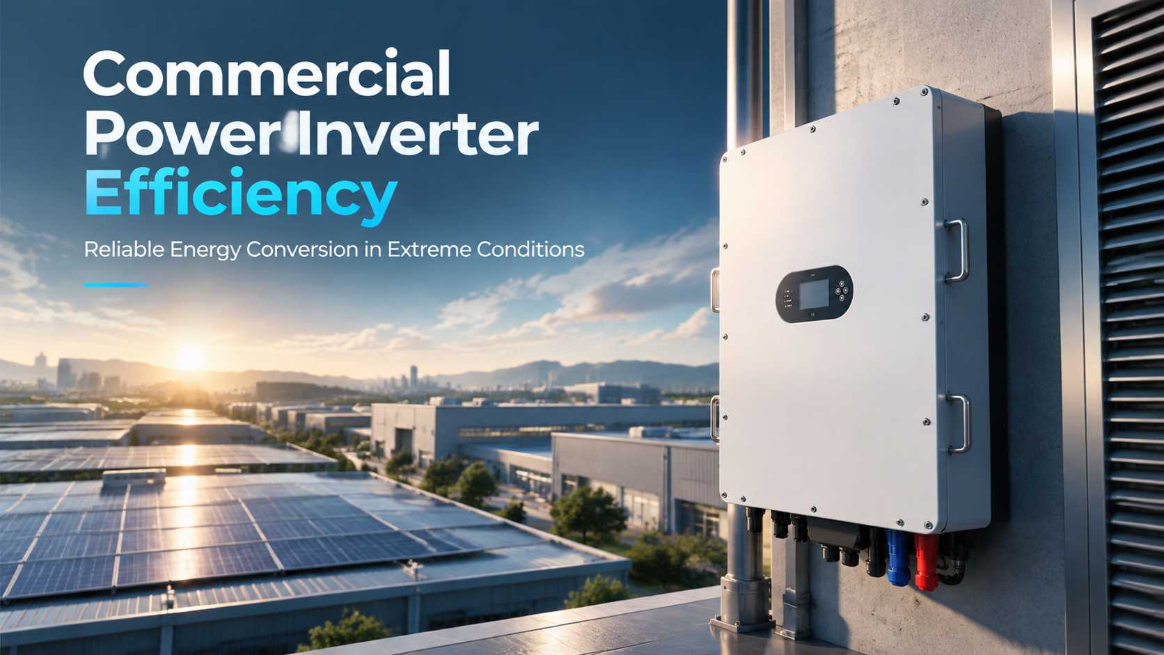 How Efficient Are Commercial Solar Inverters in High Heat and Unstable Grid Conditions?