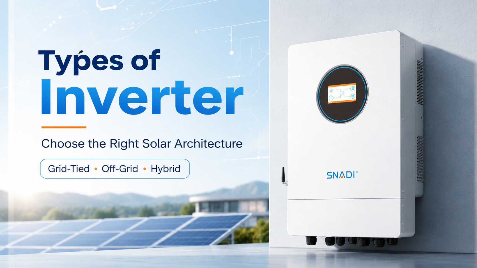 Types of Inverter: Choose The Right Solar Architecture, Not Just A Product Name